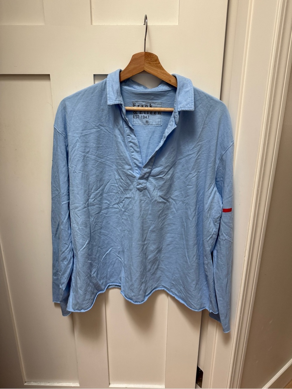 Frank & Eileen NWOT Patrick Heritage Jersey Popover Henley XL